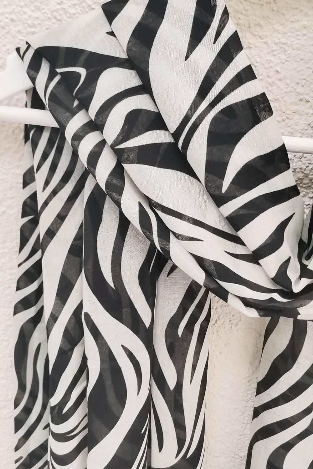 ZEBRA DESEN PAMUK ŞAL