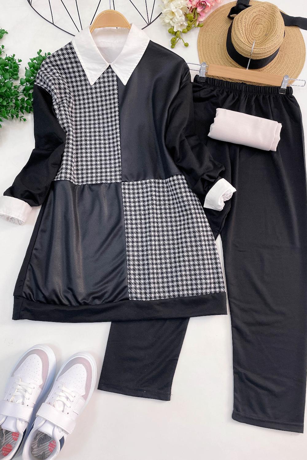 YARISI KAZAYAĞI DETAYLI DERİ TAKIM