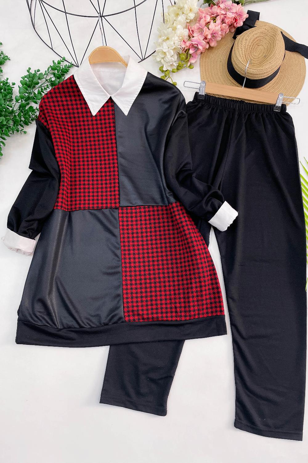 YARISI KAZAYAĞI DETAYLI DERİ TAKIM