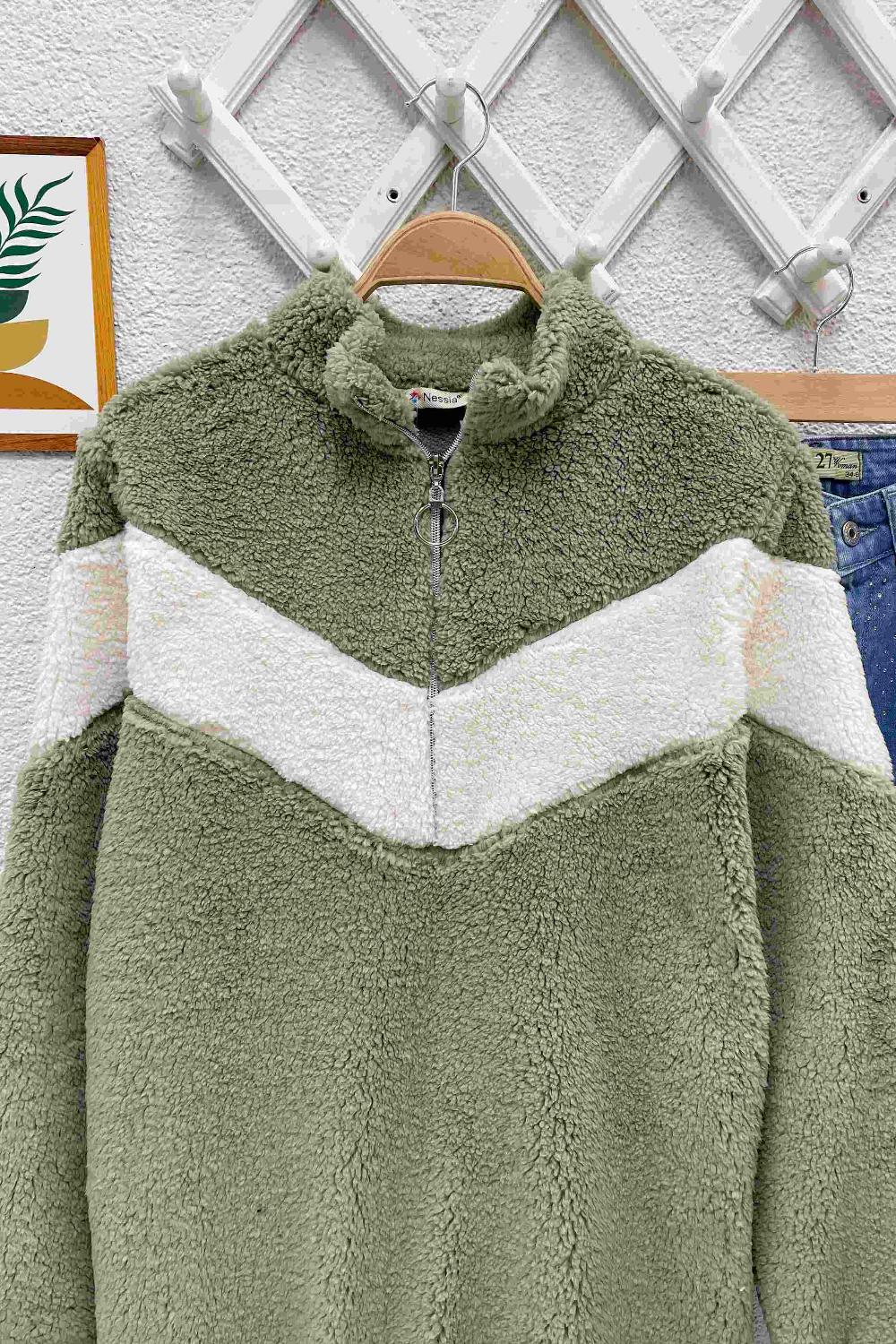 KUZU PELUŞ SWEATSHİRT