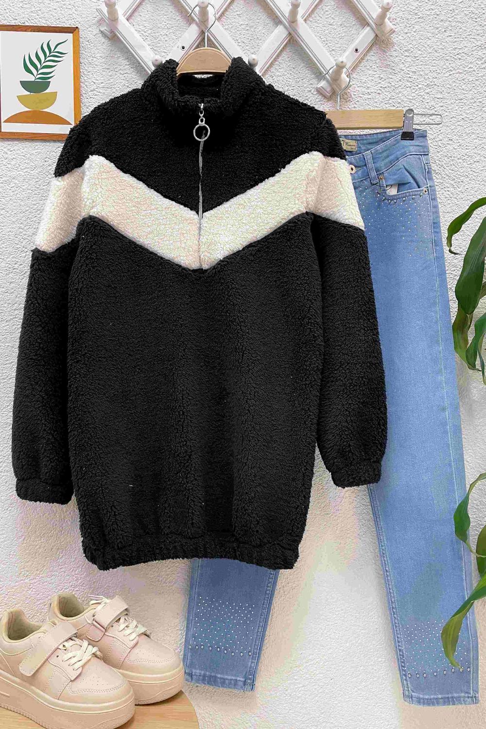 KUZU PELUŞ SWEATSHİRT