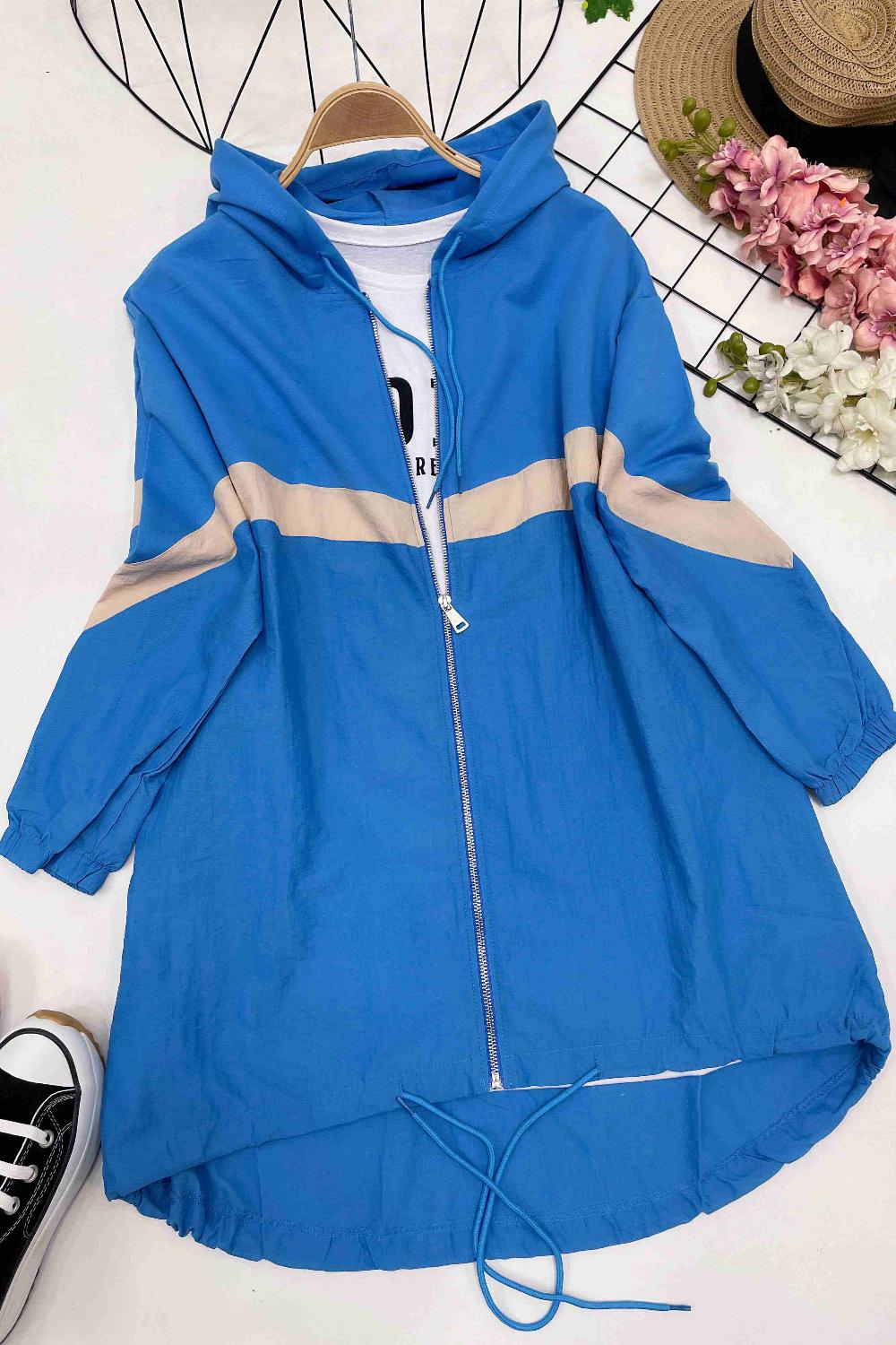 ŞERİT GEÇİŞLİ YAĞMURLUK