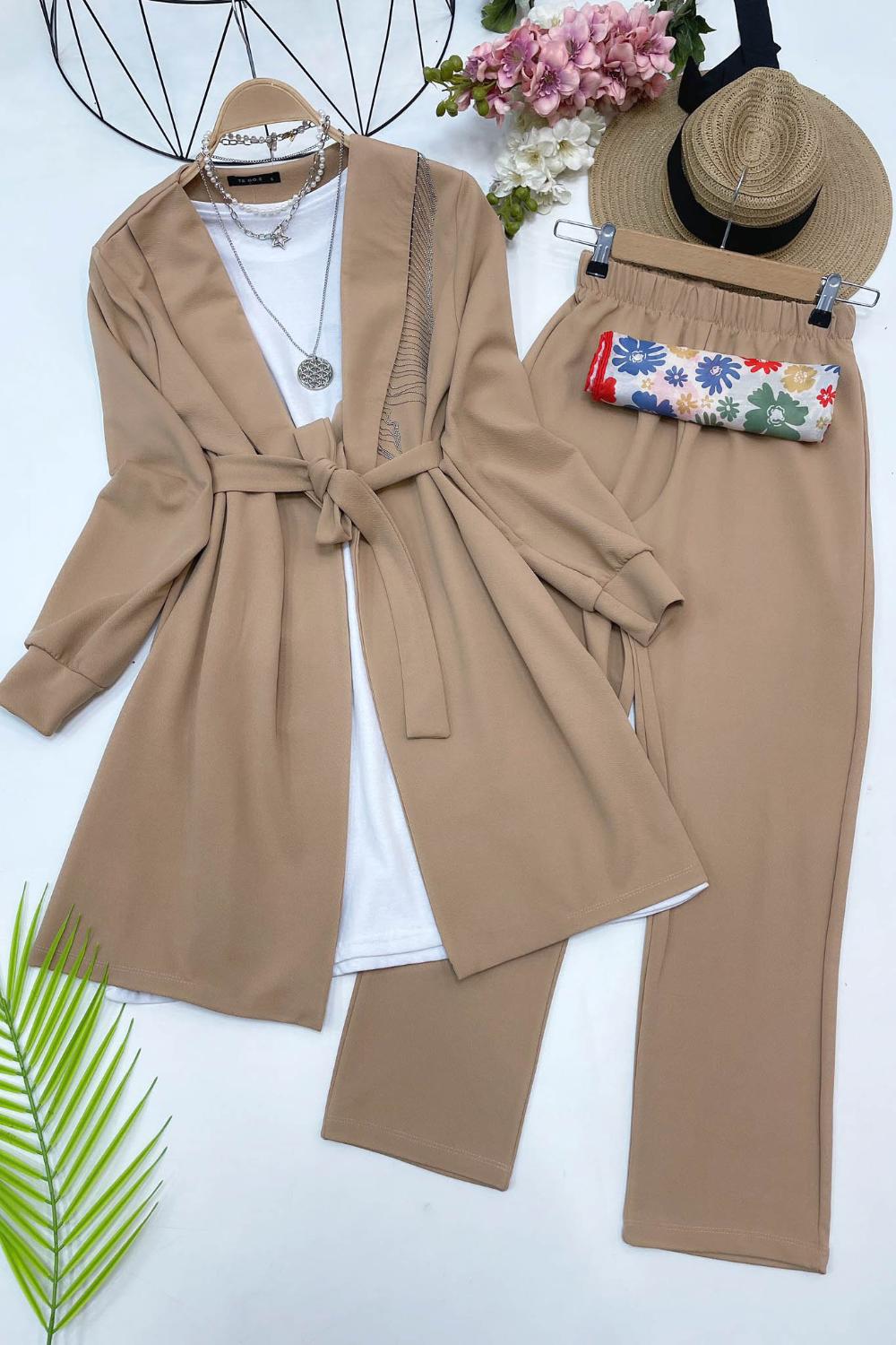 PÜSKÜLLÜ CEKET TAKIM