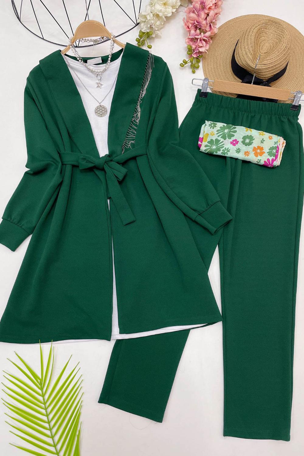 PÜSKÜLLÜ CEKET TAKIM