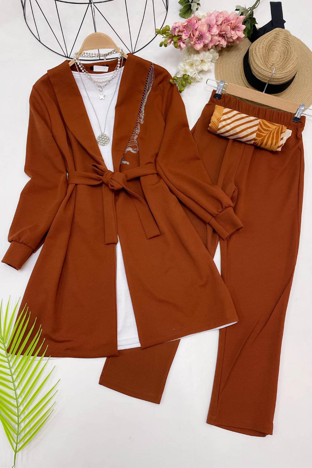 PÜSKÜLLÜ CEKET TAKIM