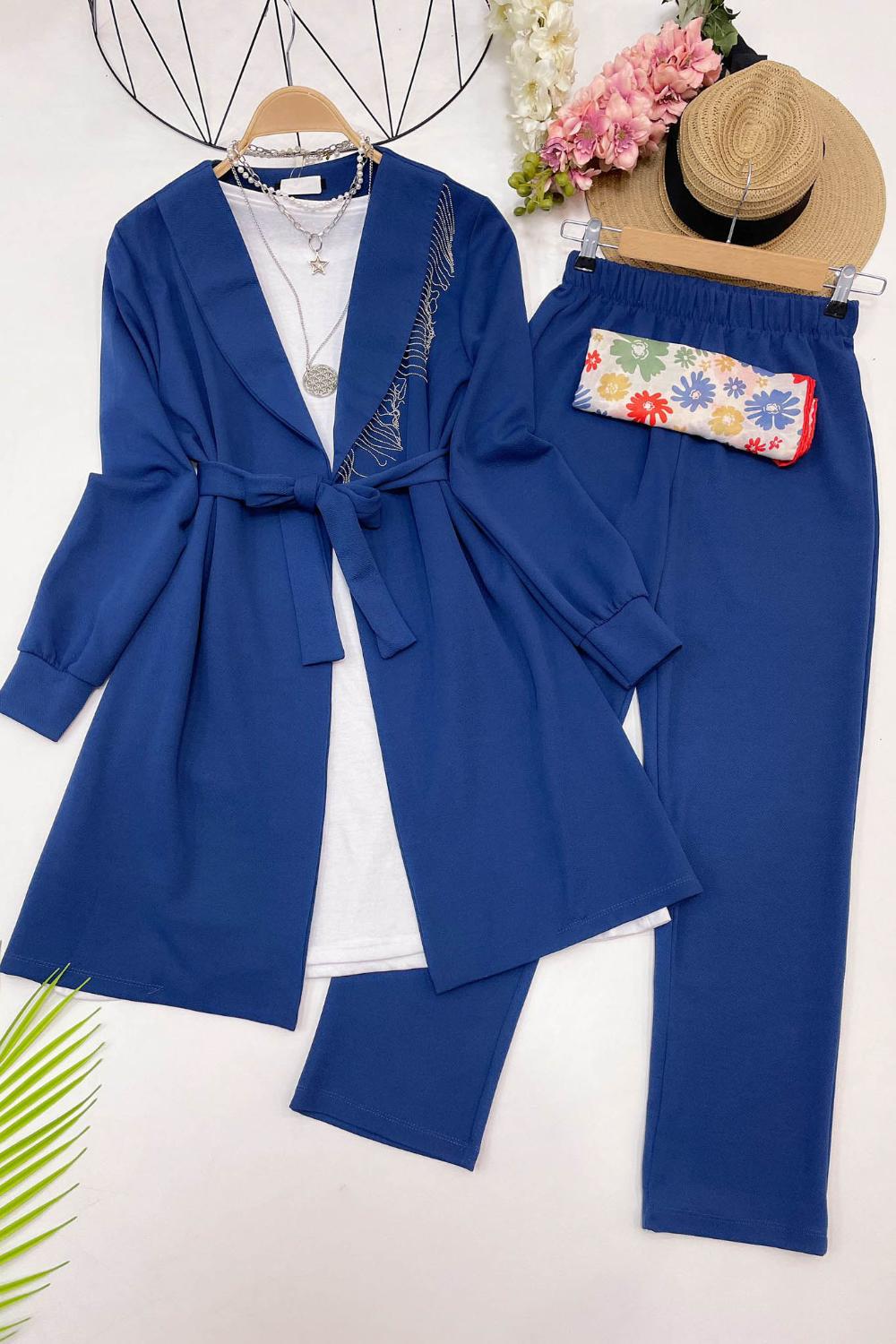 PÜSKÜLLÜ CEKET TAKIM