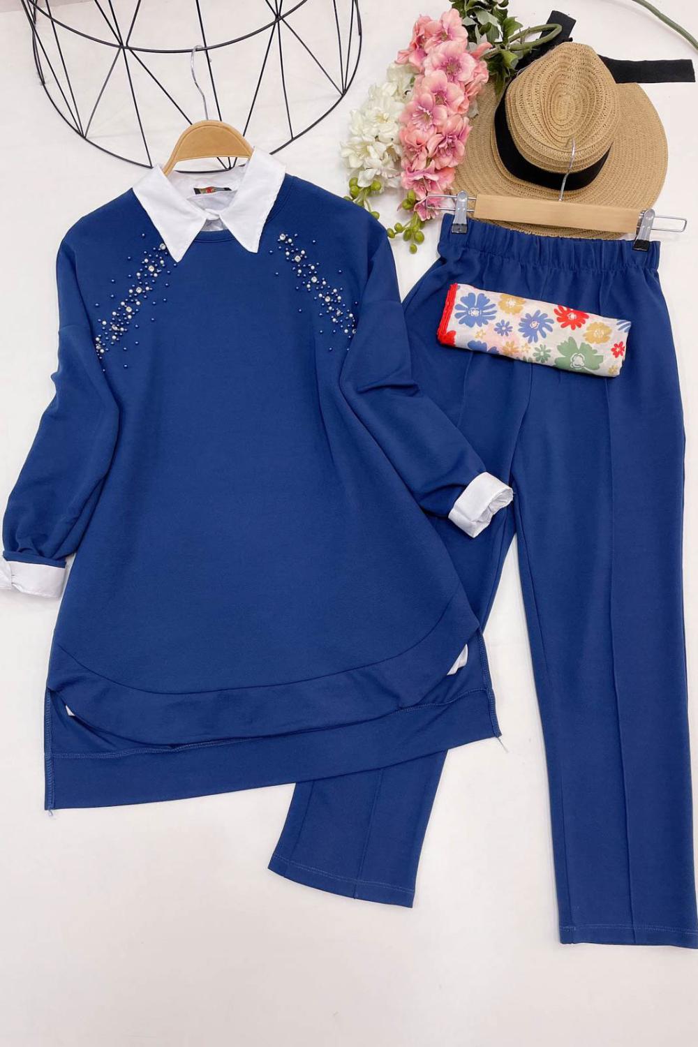 NERVÜR DİKİŞLİ TAŞLI TAKIM