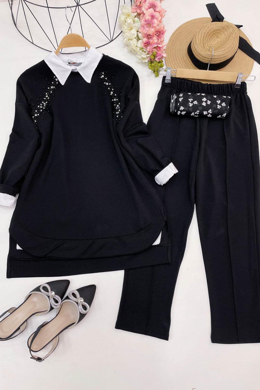 NERVÜR DİKİŞLİ TAŞLI TAKIM