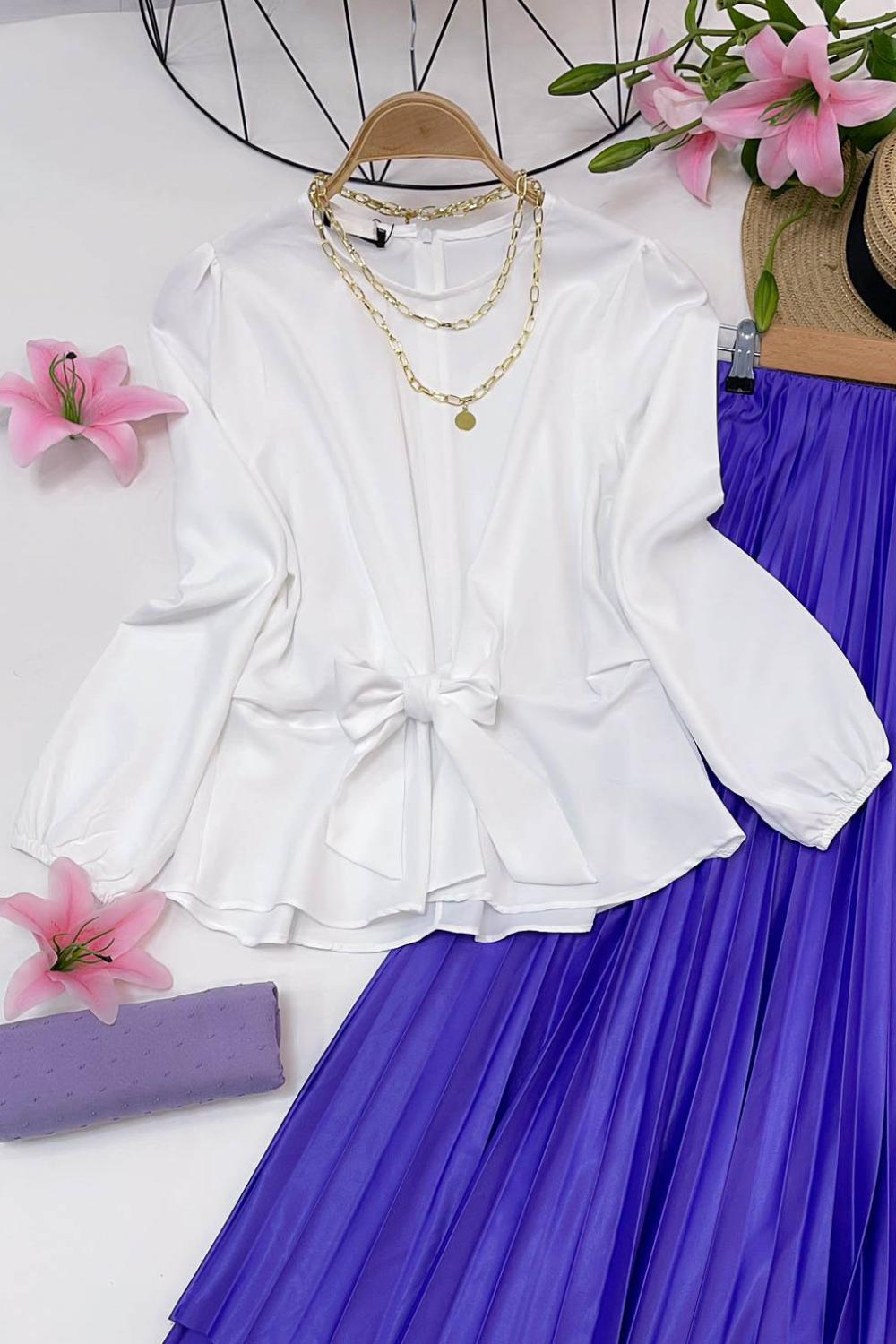 ÖNDEN BAĞLAMALI GÖMLEK