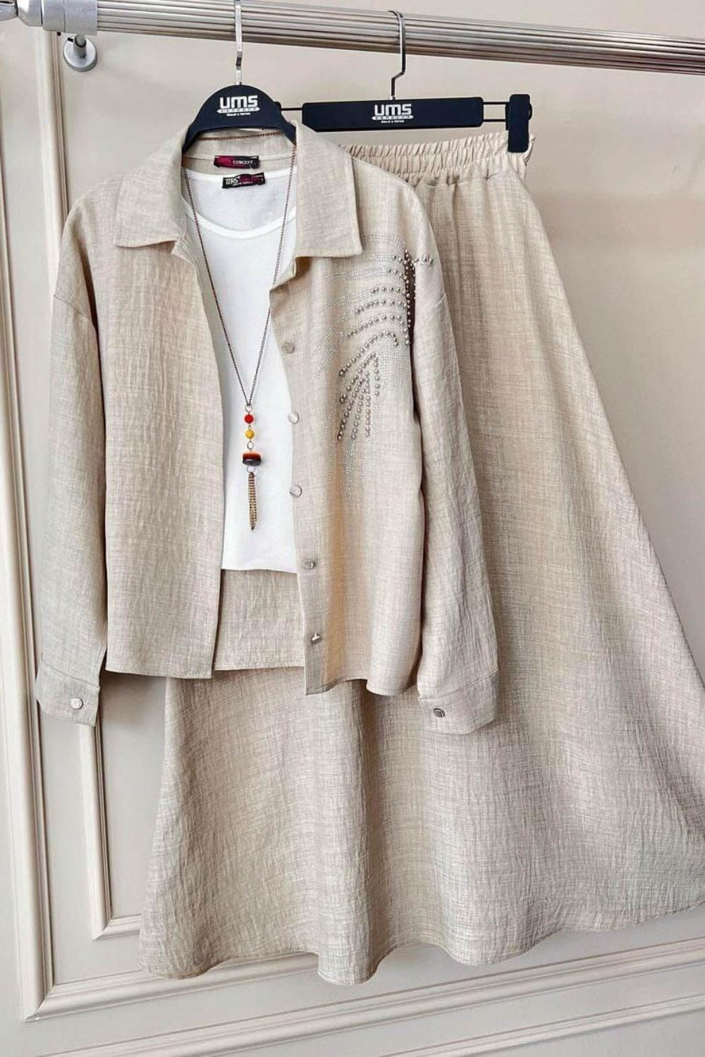 BONCUK İŞLEME ETEK TAKIM