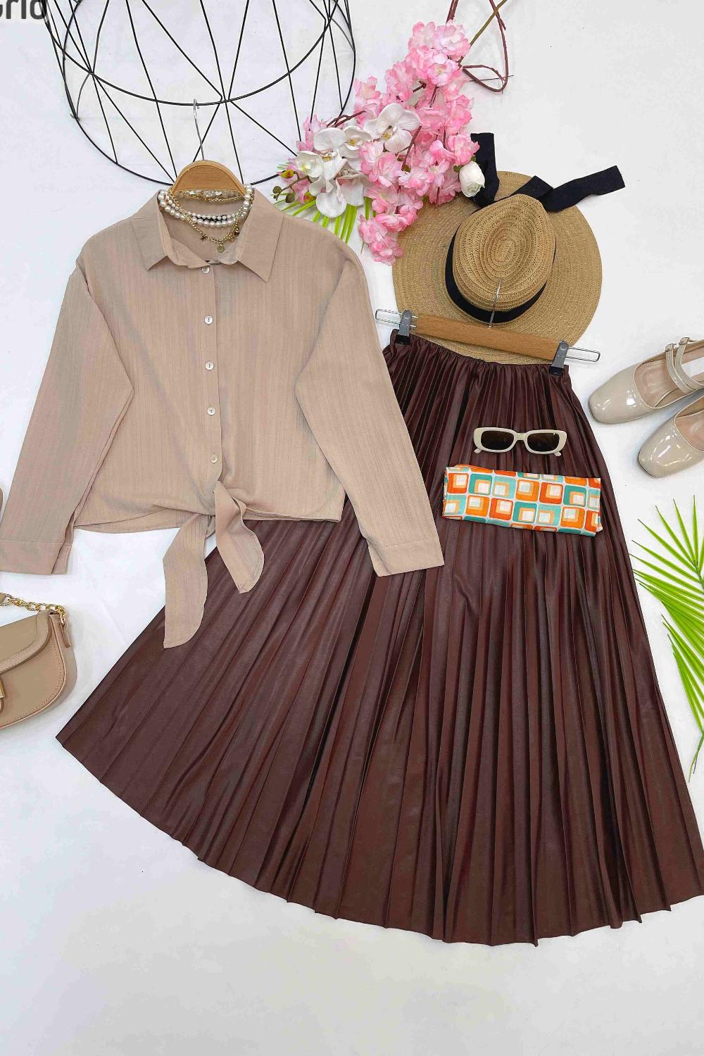 GOFRE MİNİ GÖMLEK