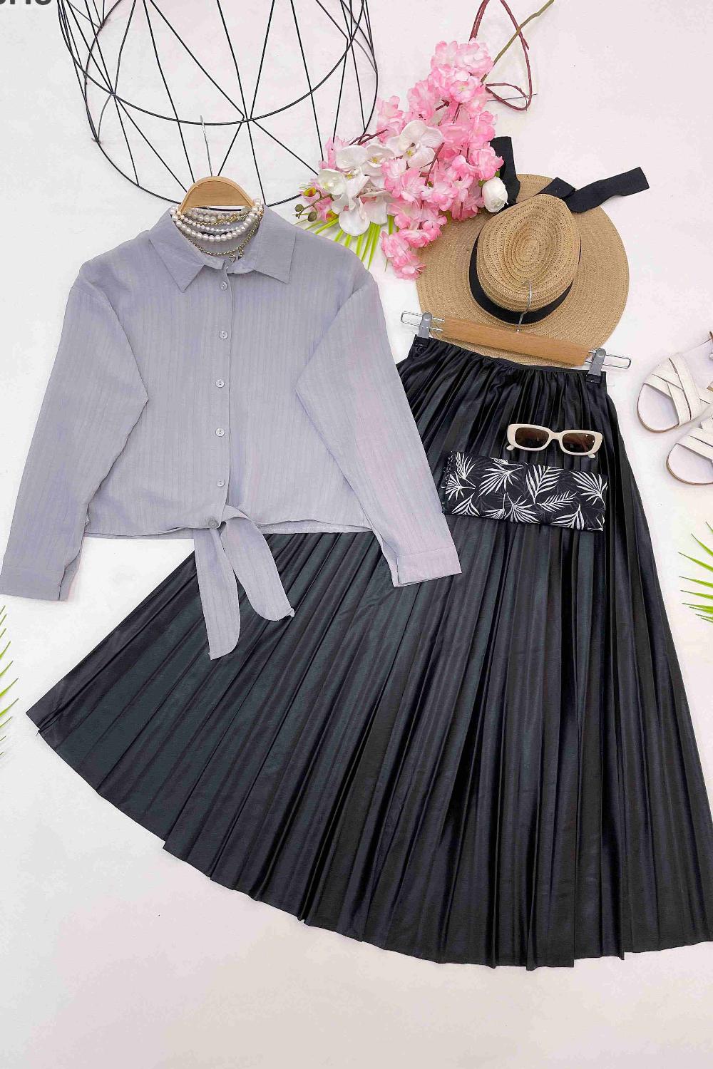 GOFRE MİNİ GÖMLEK