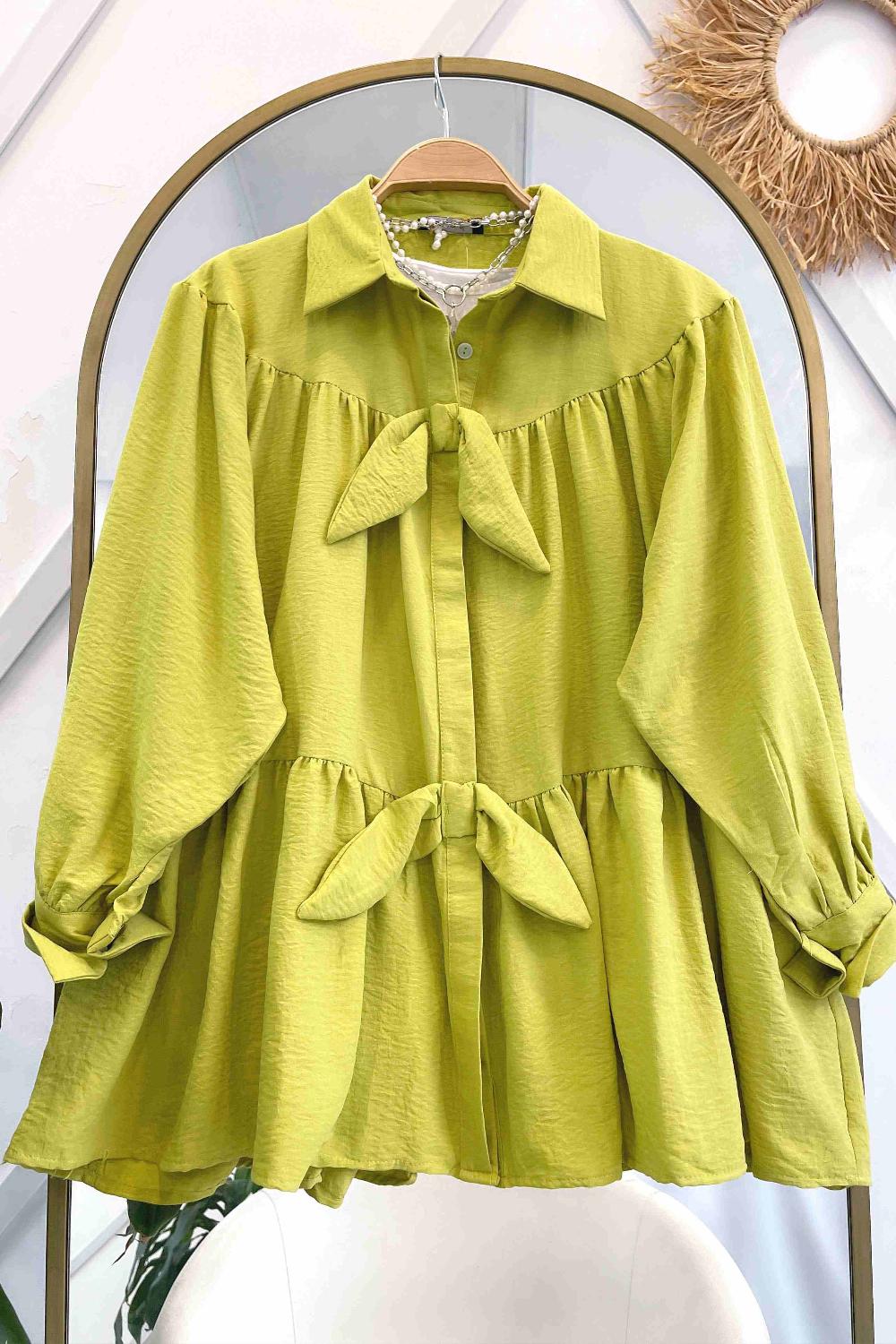 FİYONK DETAY GÖMLEK