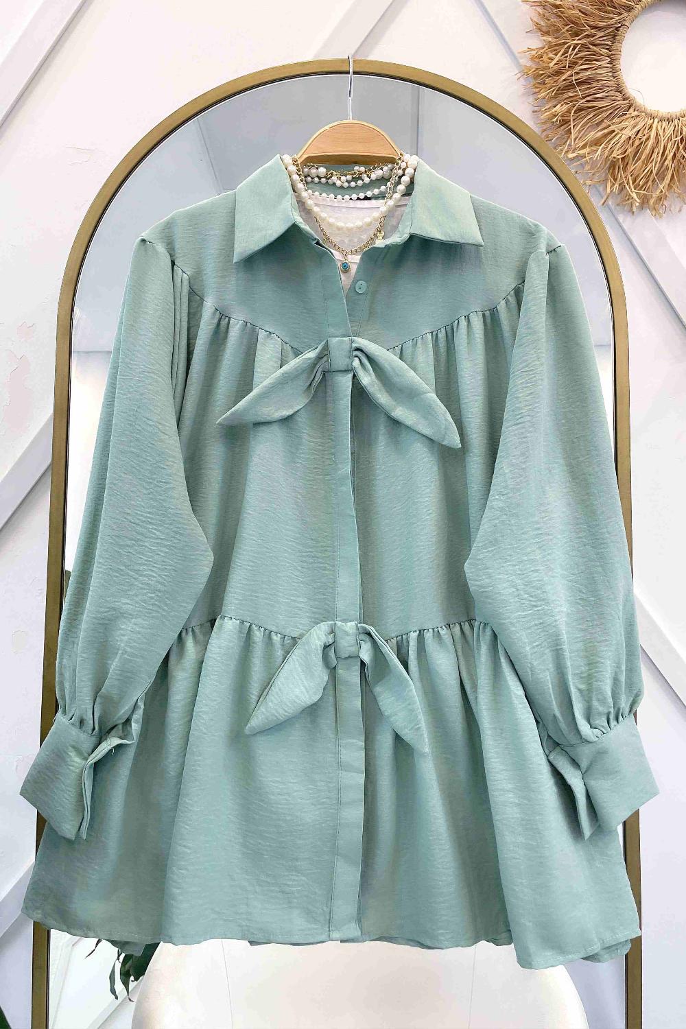 FİYONK DETAY GÖMLEK