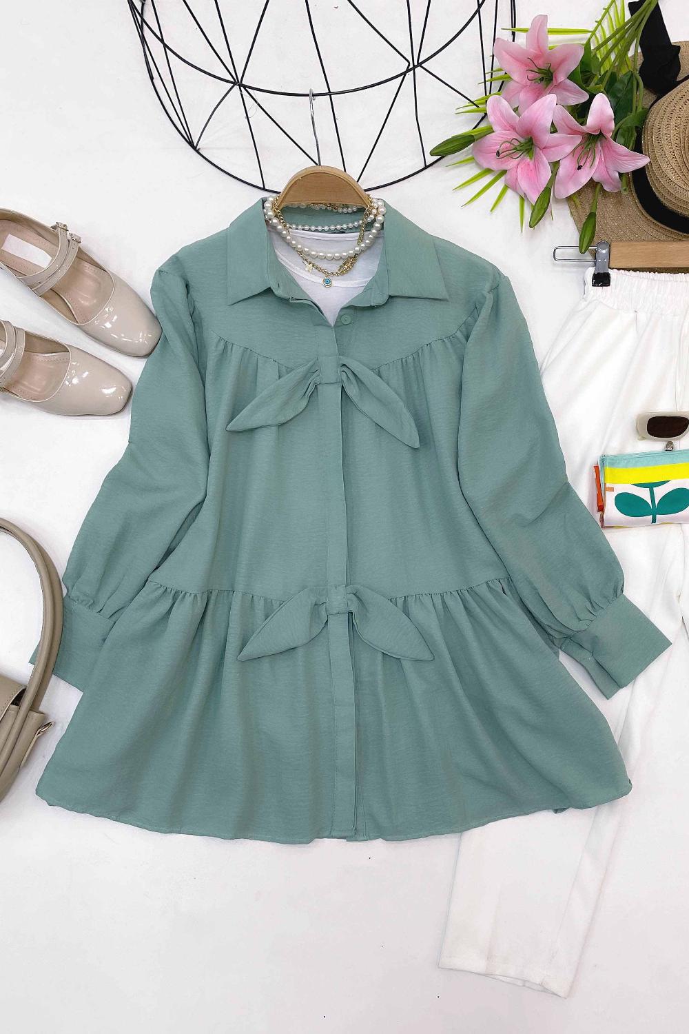 FİYONK DETAY GÖMLEK