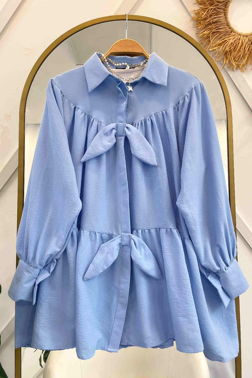 FİYONK DETAY GÖMLEK