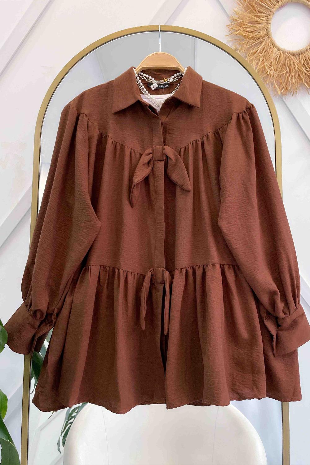 FİYONK DETAY GÖMLEK