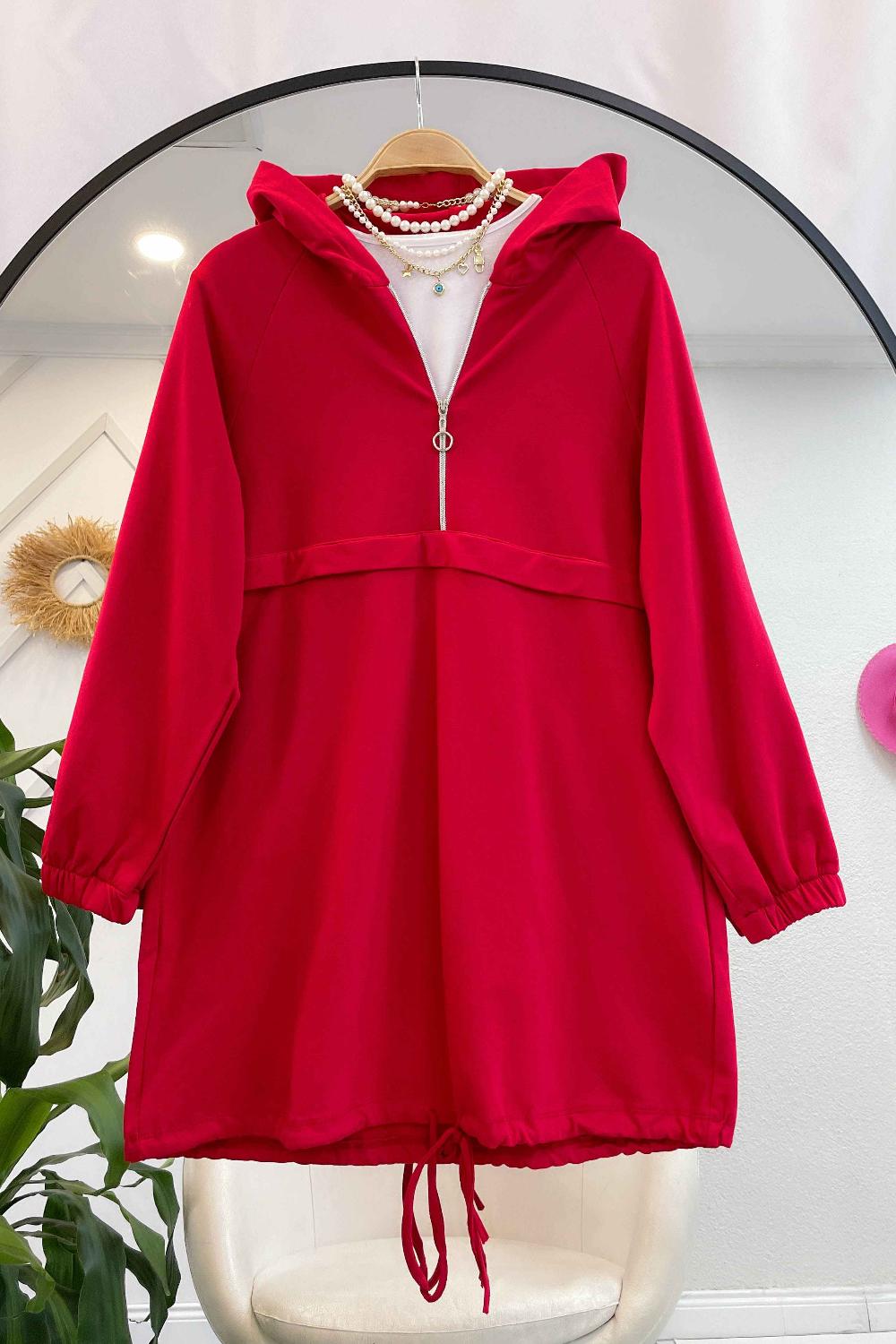 FERMUARLI PARAŞÜT SWEAT