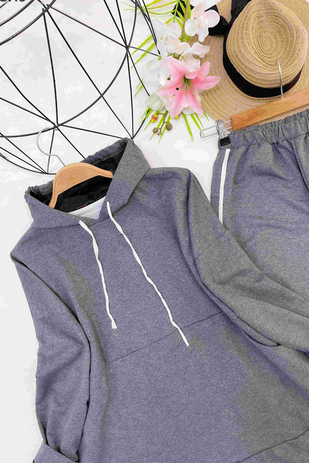 KAPŞONLU İÇLİK DETAY TAKIM