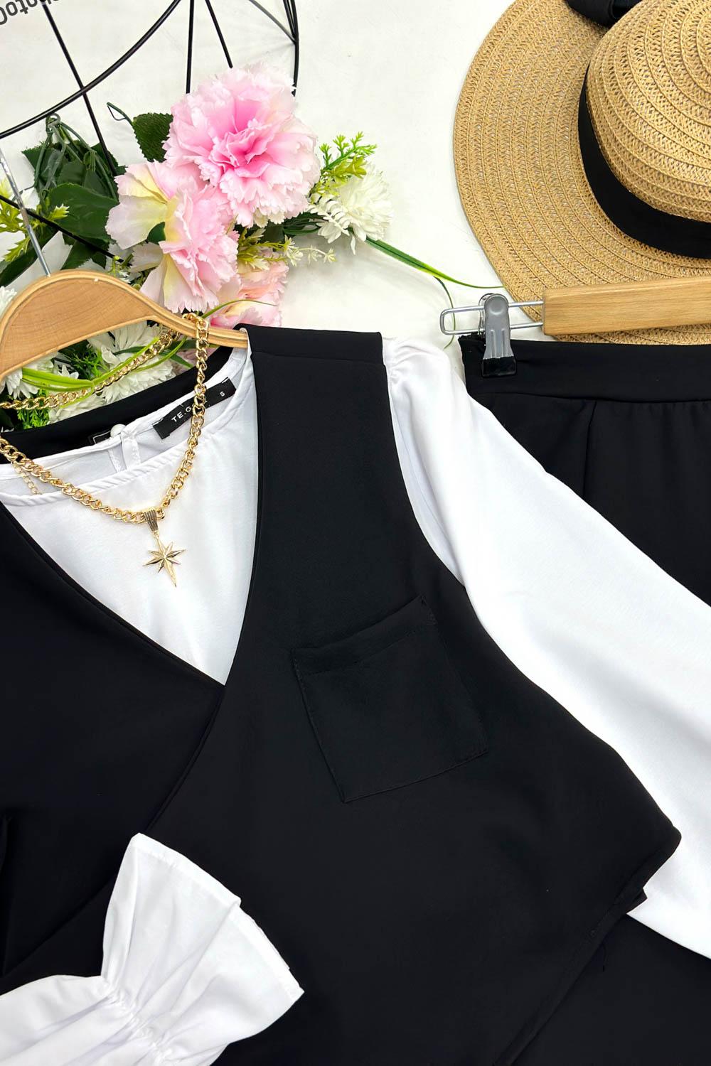 BAĞCIKLI YELEK ETEK TAKIM