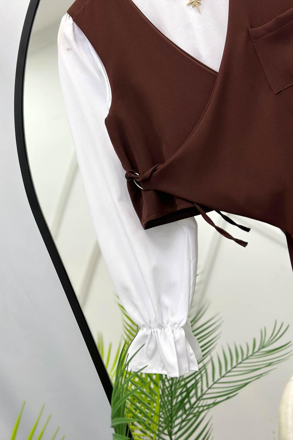 BAĞCIKLI YELEK ETEK TAKIM