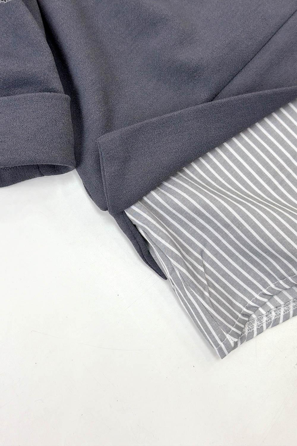 GÖMLEK DETAYLI FİYONK TAŞ DETAYLI TAKIM