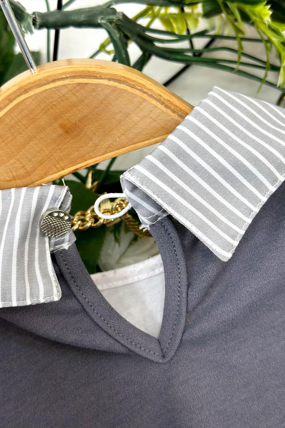 GÖMLEK DETAYLI FİYONK TAŞ DETAYLI TAKIM