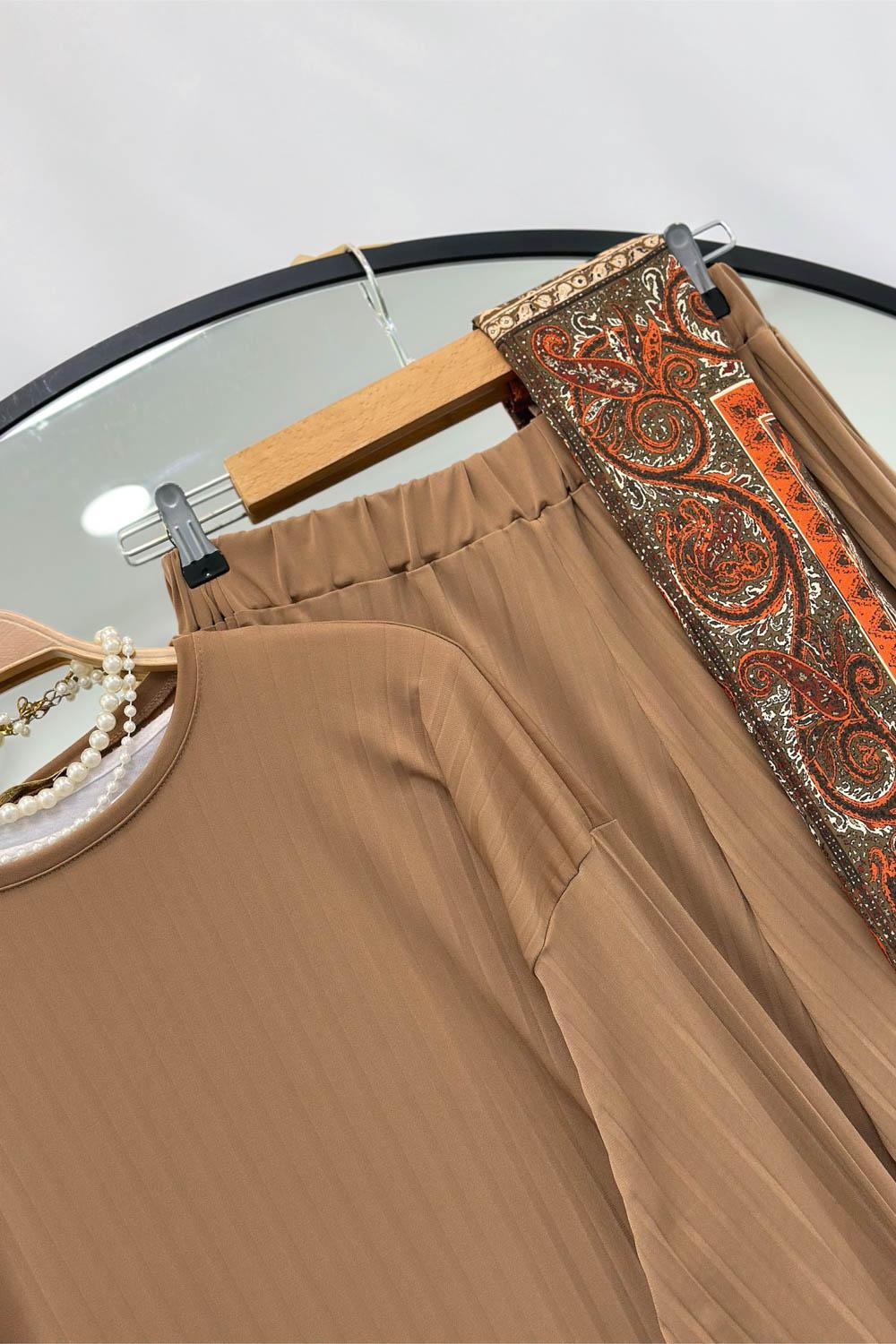 PLİSELİ İKİLİ TAKIM