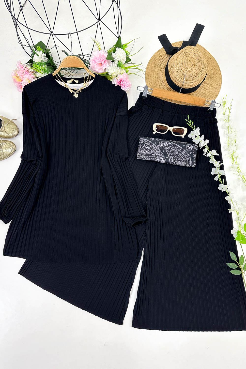 PLİSELİ İKİLİ TAKIM