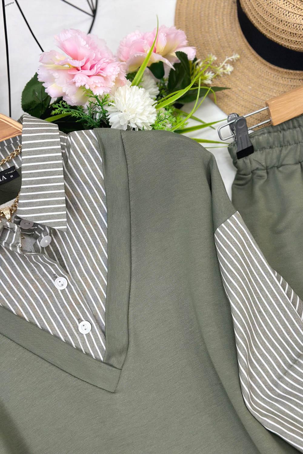 GÖMLEK ÇİZGİLİ TAKIM