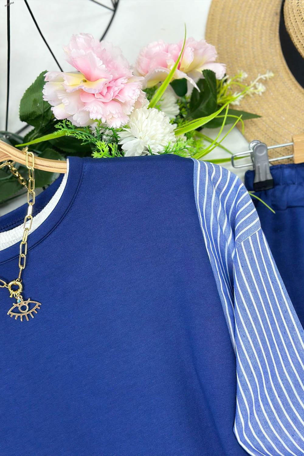 PENYE DETAYLI  GÖMLEKLİ TAKIM