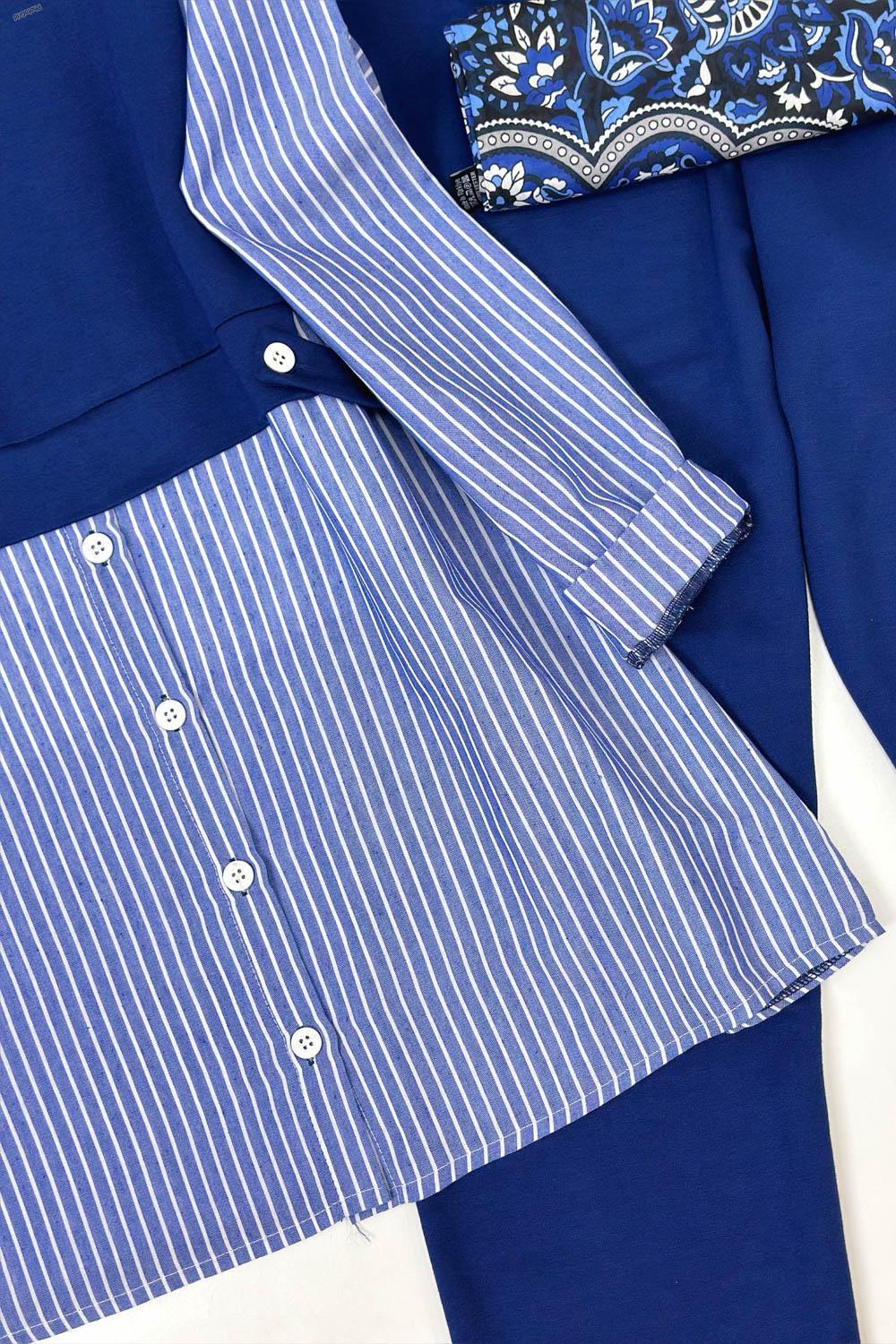 PENYE DETAYLI  GÖMLEKLİ TAKIM