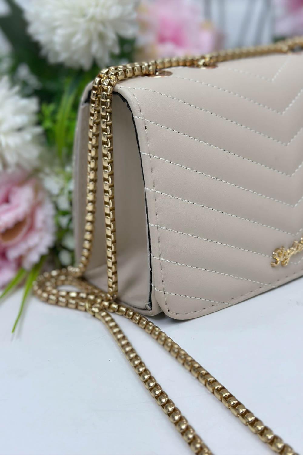 GOLD ZİNCİRLİ KADIN ÇANTA