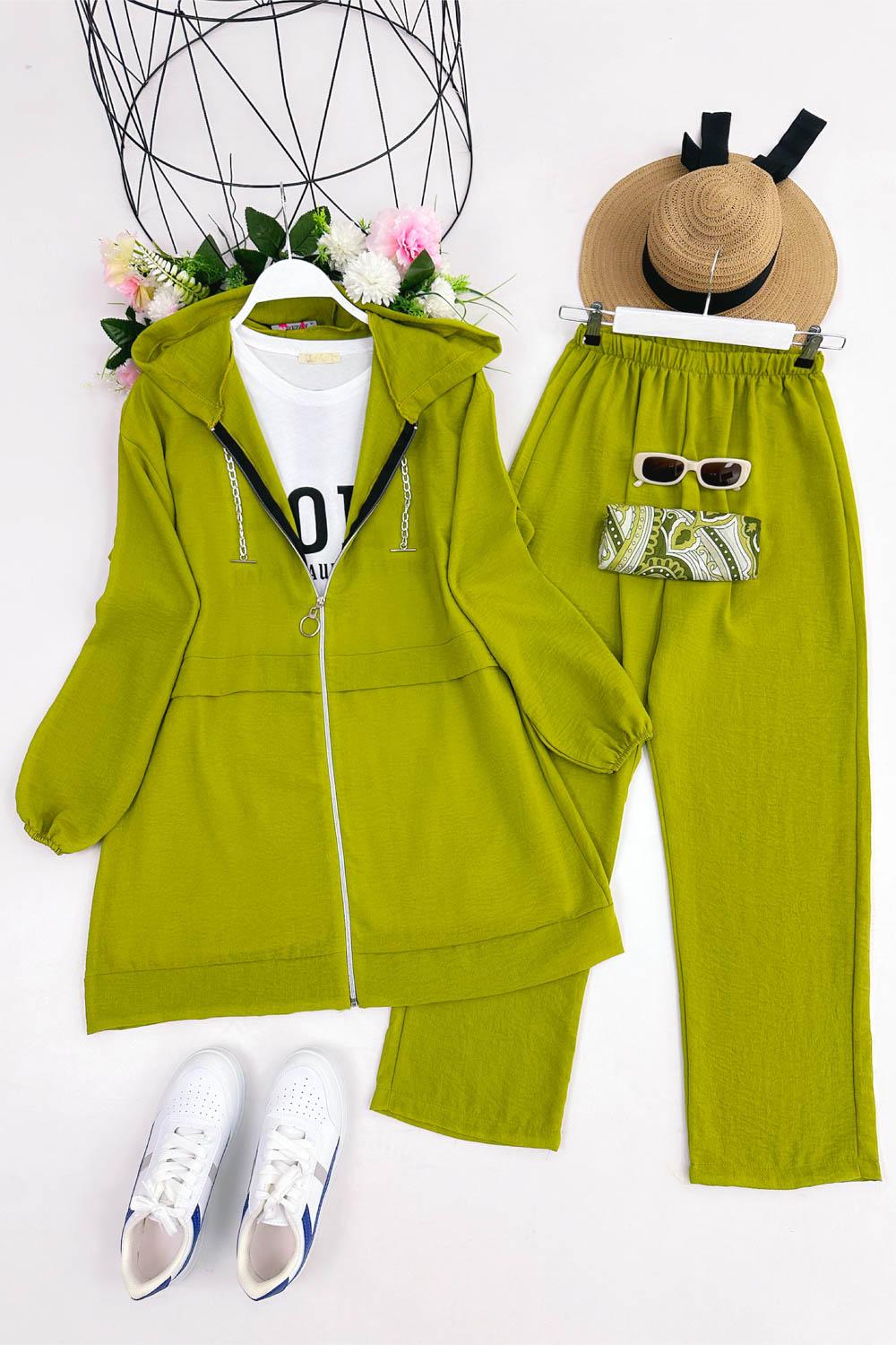 ZİNCİR DETAYLI AEROBİN İKİLİ TAKIM