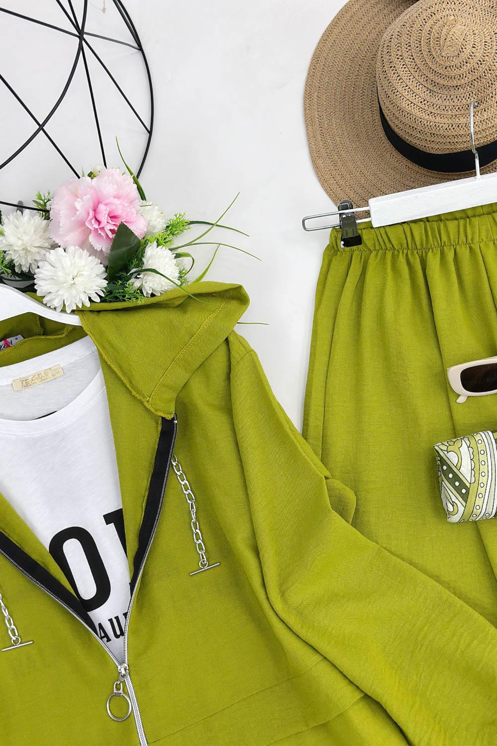 ZİNCİR DETAYLI AEROBİN İKİLİ TAKIM