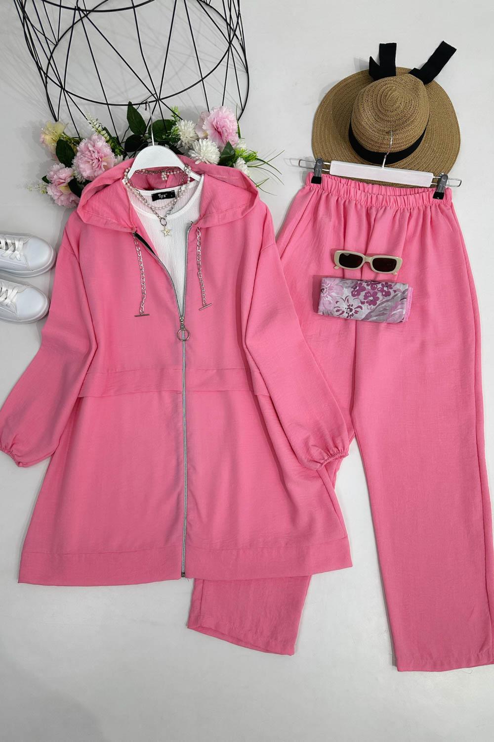 ZİNCİR DETAYLI AEROBİN İKİLİ TAKIM