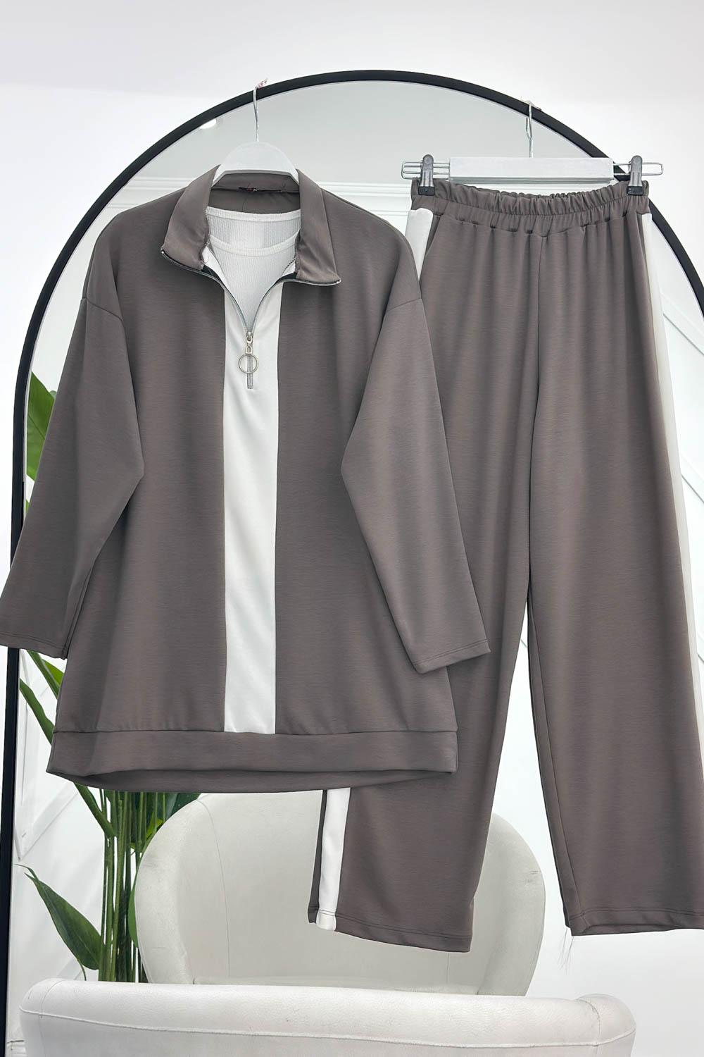 DİK YAKA FERMUARLI  OYŞO TAKIM