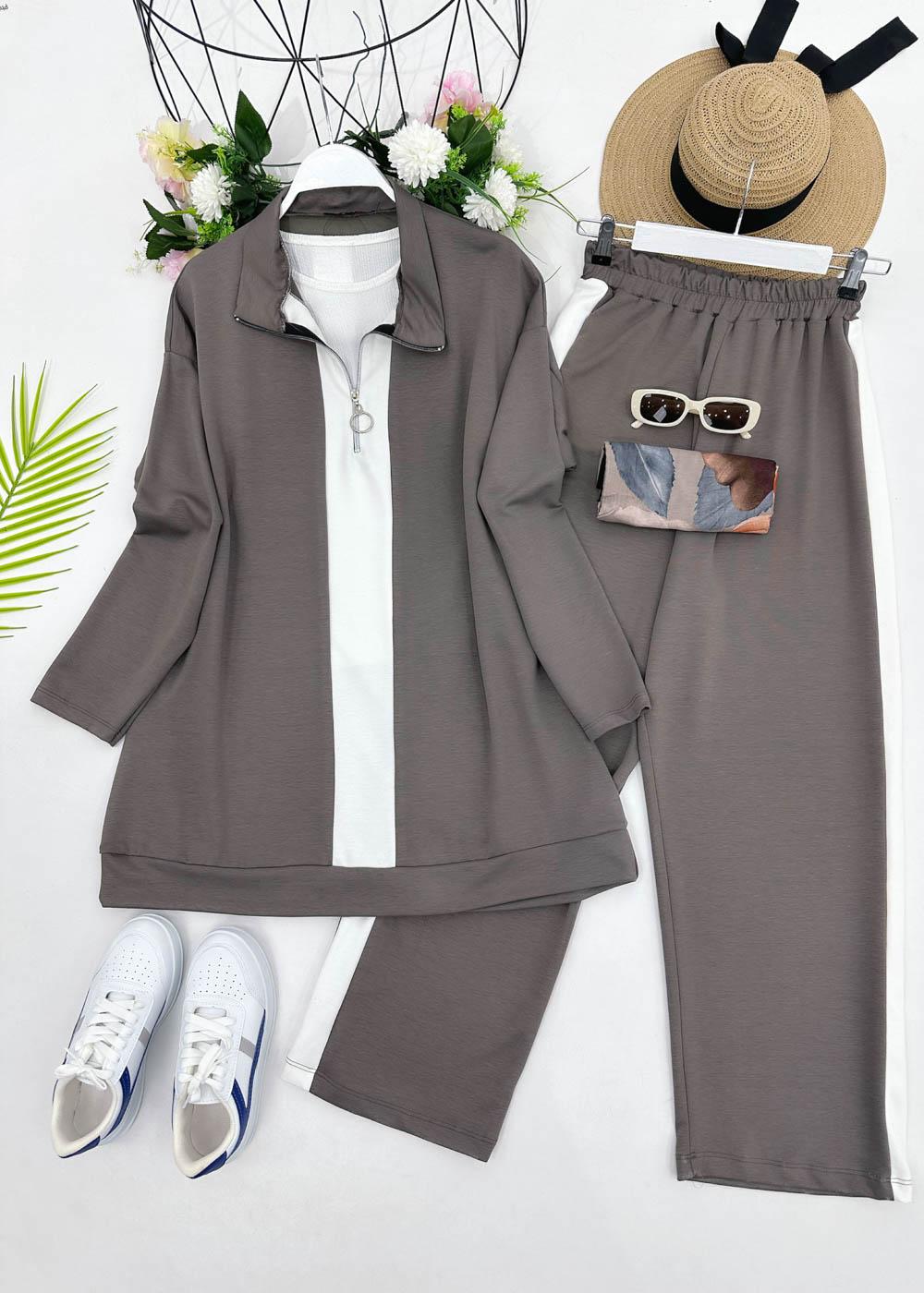 DİK YAKA FERMUARLI  OYŞO TAKIM