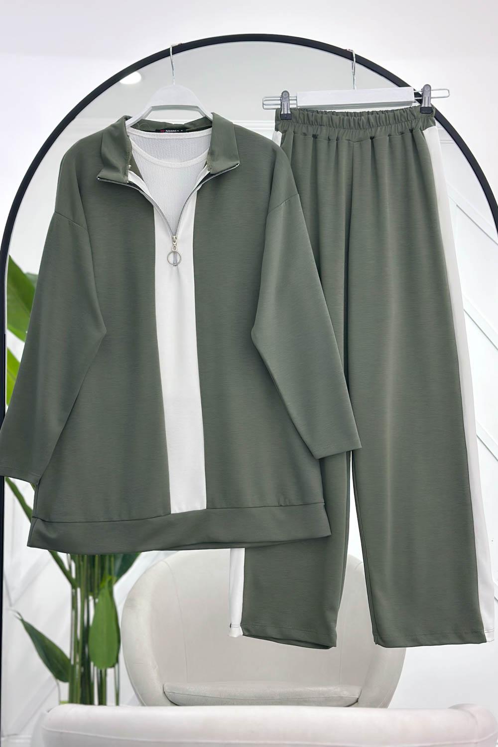 DİK YAKA FERMUARLI  OYŞO TAKIM