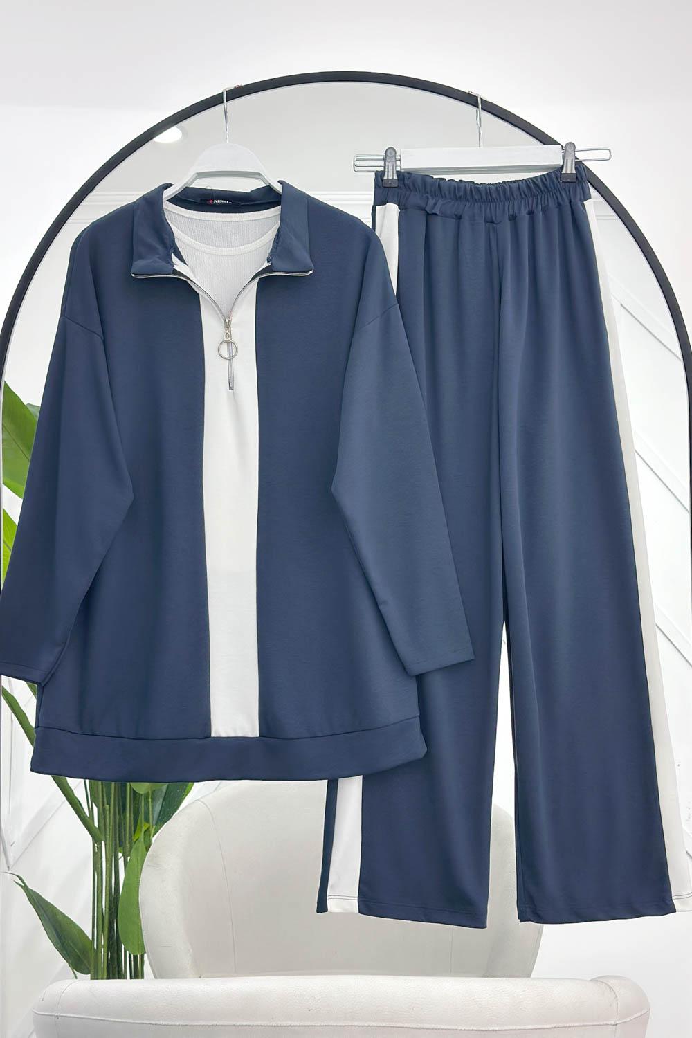 DİK YAKA FERMUARLI  OYŞO TAKIM