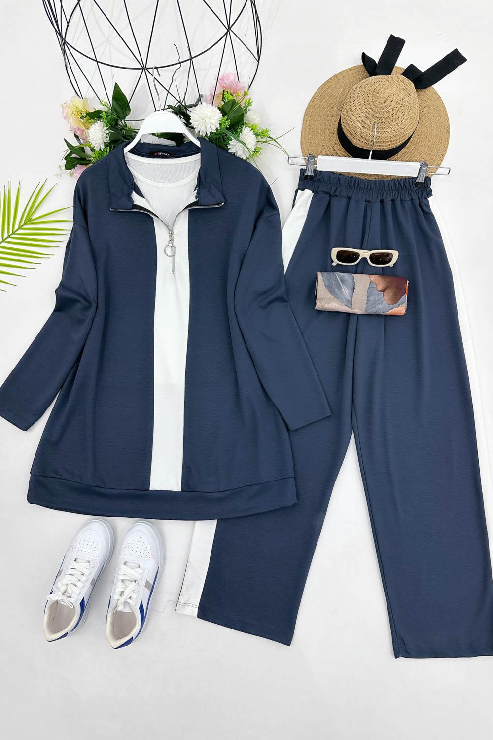 DİK YAKA FERMUARLI  OYŞO TAKIM