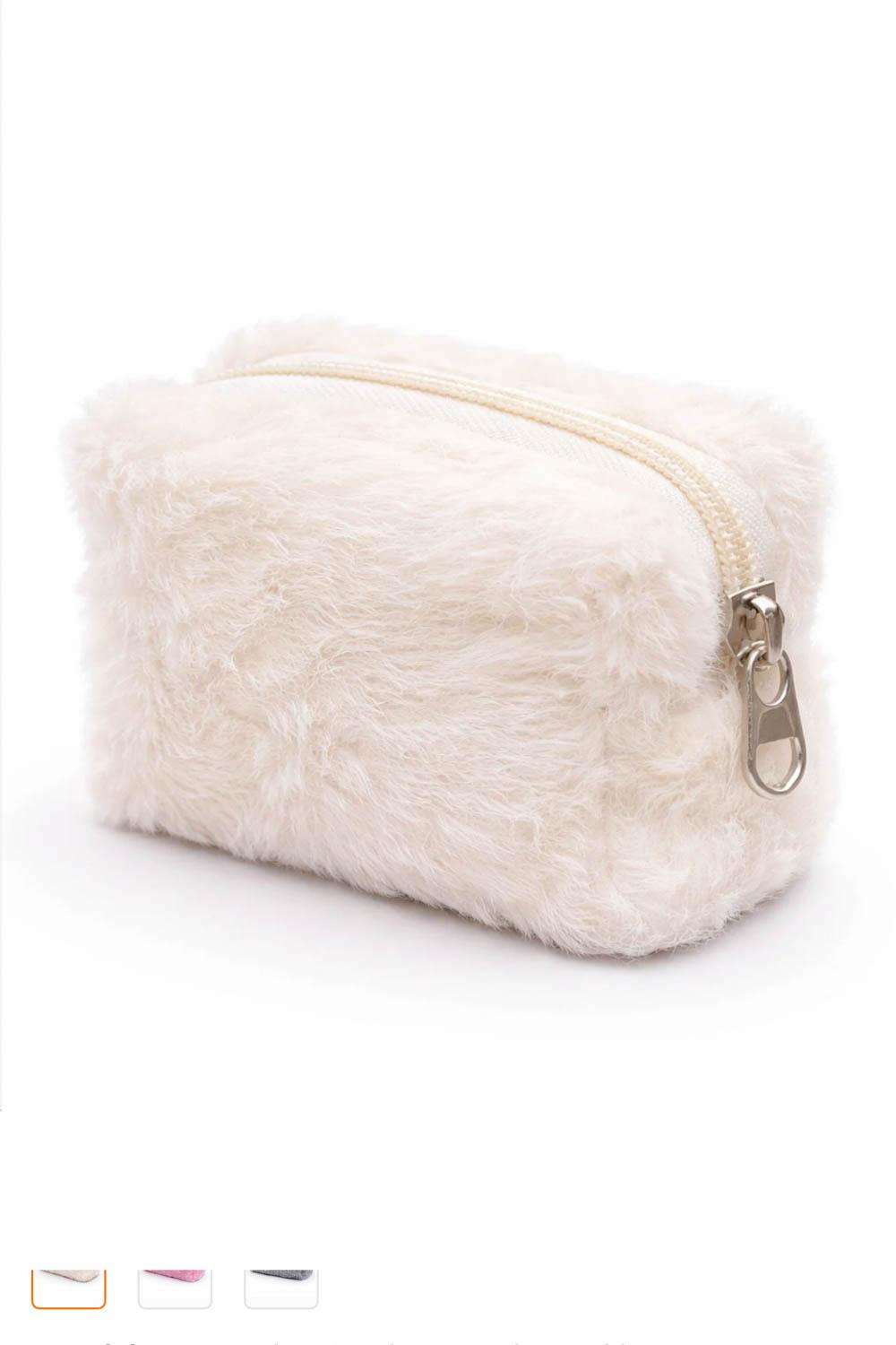 PELUŞ MİNİ MAKYAJ ÇANTASI 