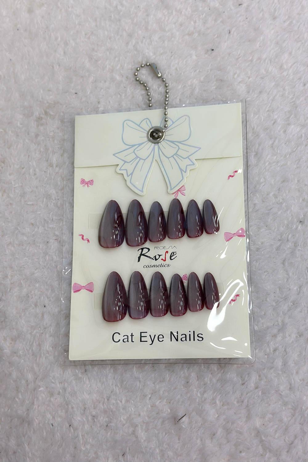 ROSE KOZMETİK CAT EYE TAKMA TIRNAK SETİ