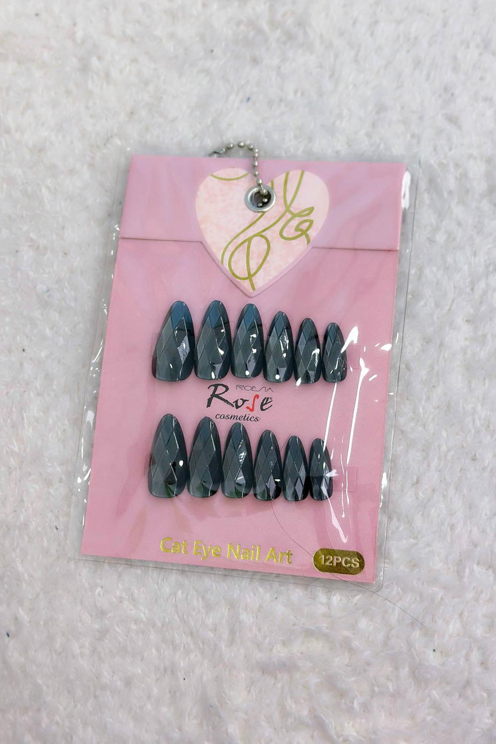 ROSE KOZMETİK CAT EYE TAKMA TIRNAK SETİ