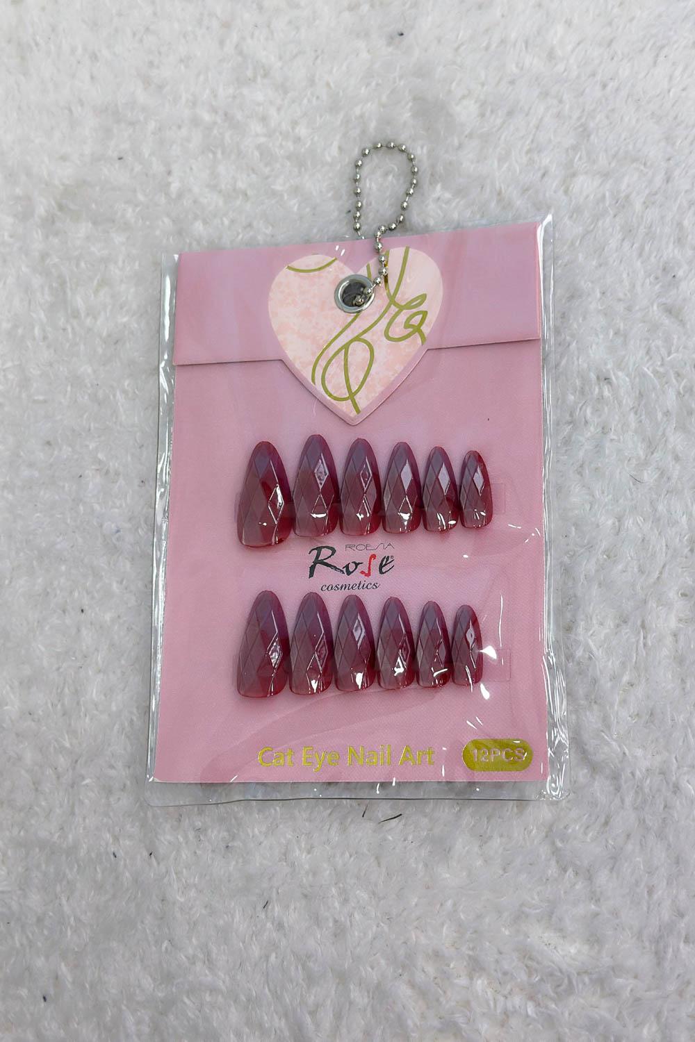 ROSE KOZMETİK CAT EYE TAKMA TIRNAK SETİ