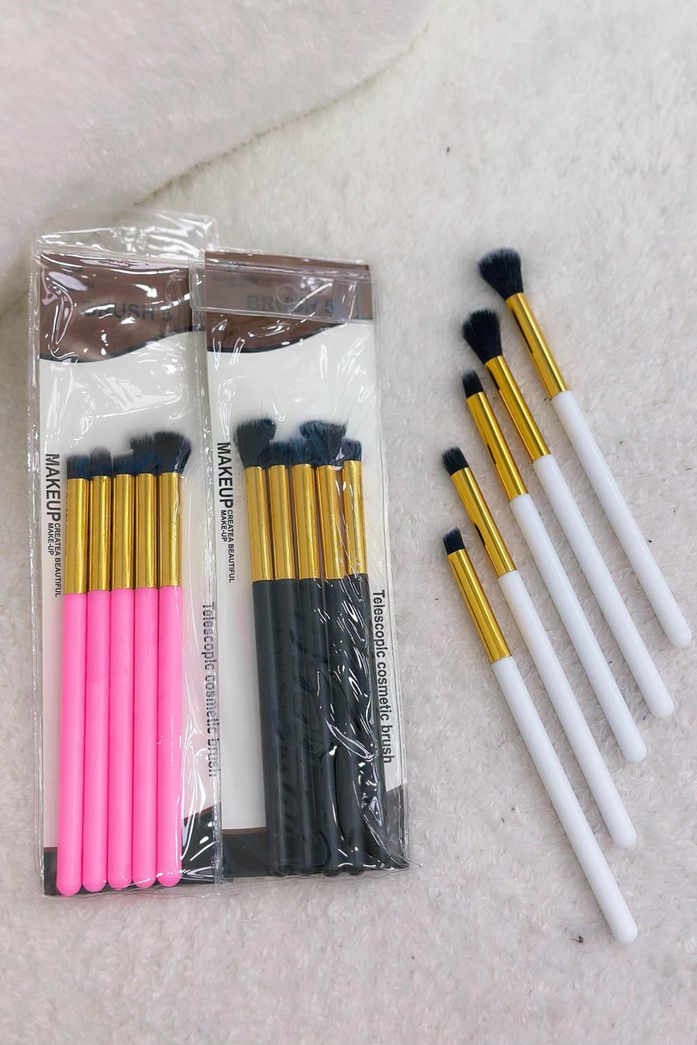 ROYAL PARİS TELESKOBİK KOZMETİK FIRÇASI 5Lİ