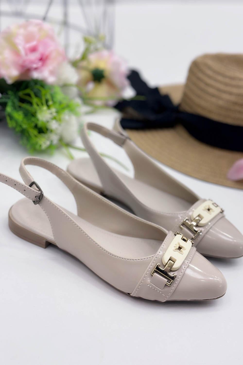 KELEBEK DETAY  KADIN BABET AYAKKABI