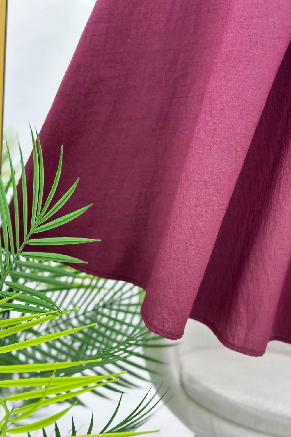 KEMERLİ BELİ LASTİKLİ ETEK