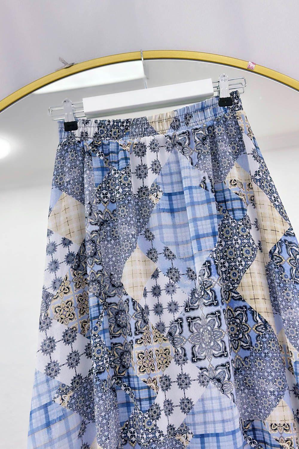 BELİ LASTİKLİ OTANTIK ETEK