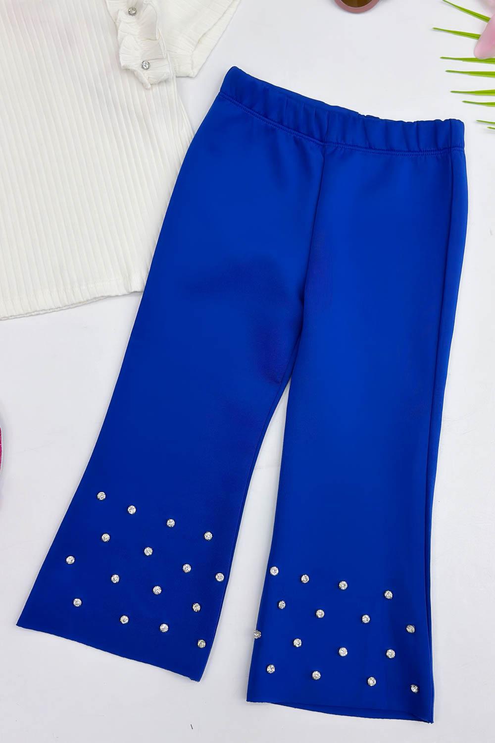 TAŞLI İSPANYOL PAÇA KIZ ÇOCUK TAKIM